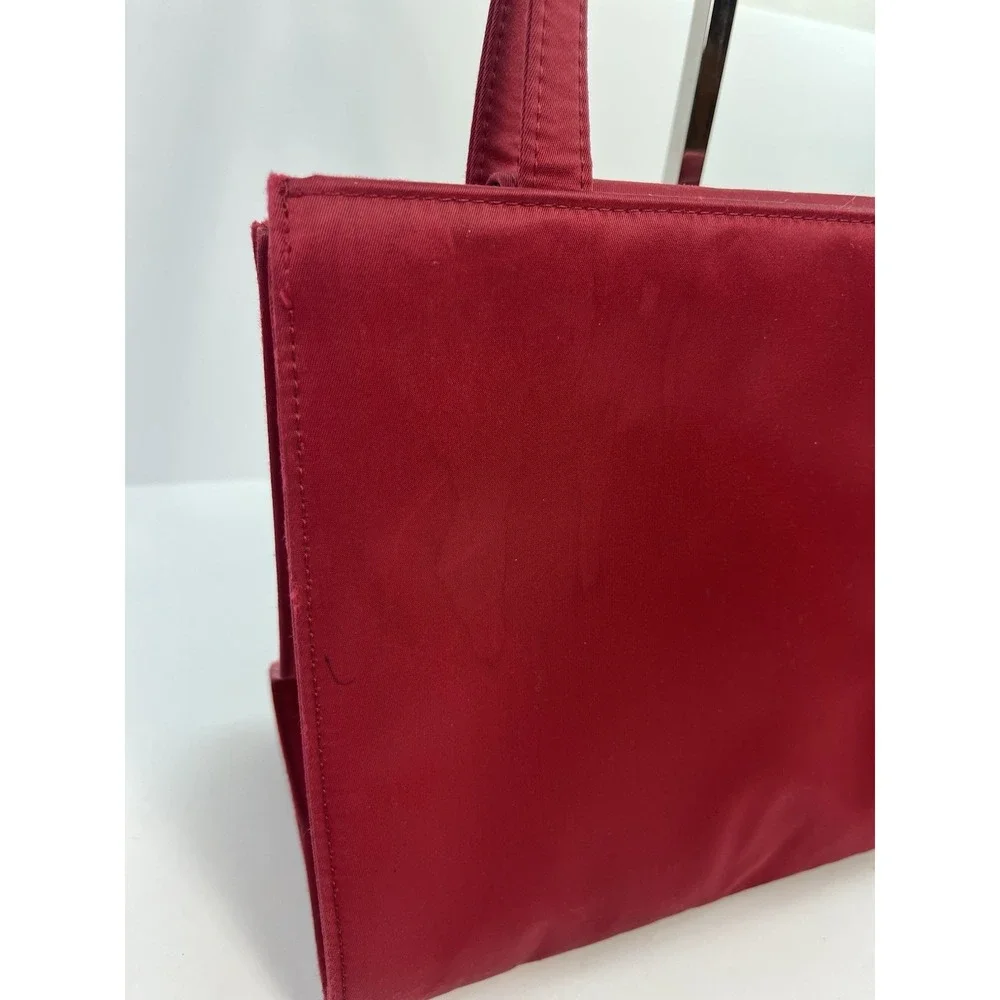 Vintage KATE SPADE Red Satin Shoulder Bag Handbag